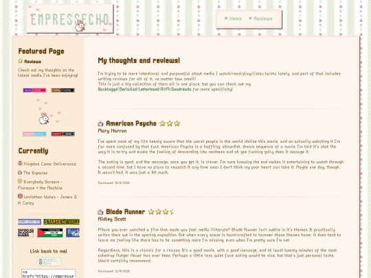 reviews screenshot