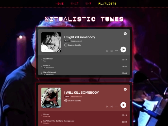 playlist screenshot