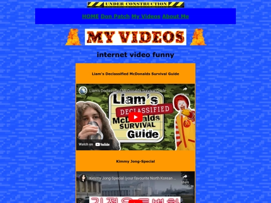 videos screenshot