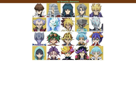 ygo/fave screenshot