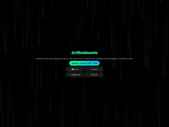 artificialmente screenshot