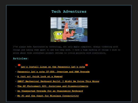 tech_adventures screenshot