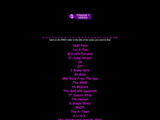 series screenshot