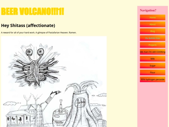 bullshit_zone_pages/beer_volcano screenshot