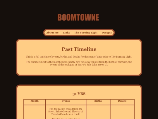 TBLtimelinepast screenshot