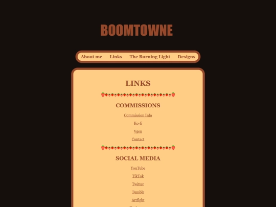links screenshot