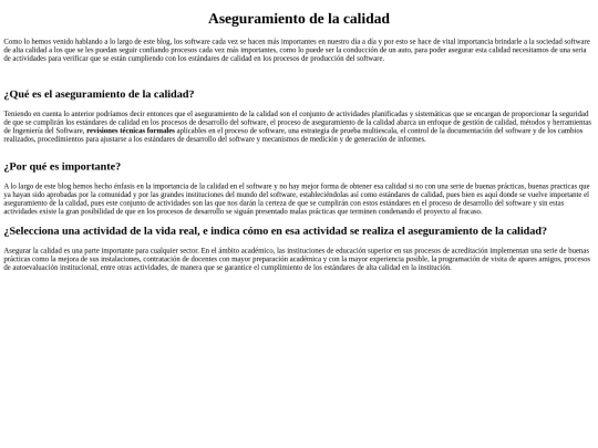 paginas/aseguramientoDeLaCalidad screenshot