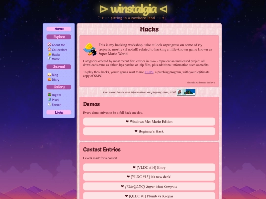 explore/hacks screenshot
