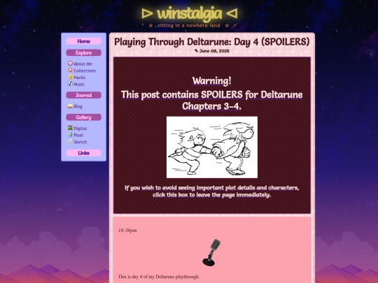 journal/blog/2025-06-08-Playing-Through-Deltarune-Day-04 screenshot