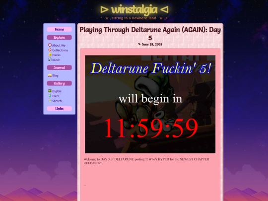 journal/blog/2026-06-25-Playing-Through-Deltarune-Again-AGAIN-Day-05 screenshot