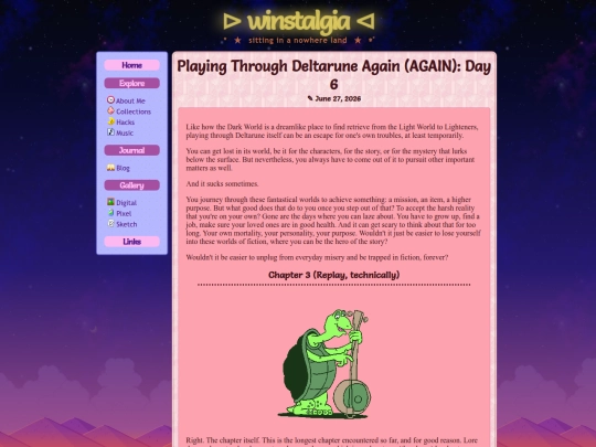 journal/blog/2026-06-27-Playing-Through-Deltarune-Again-AGAIN-Day-06 screenshot