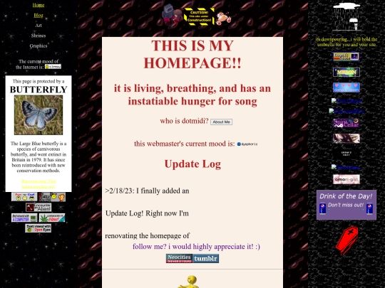 Home-Page/frameset screenshot