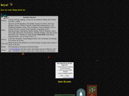 aboutme screenshot