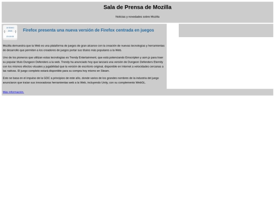Curso+HTML+02+ejerc+obligatorio/Firefox presenta una nueva versión de Firefox centrada en juegos screenshot