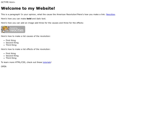 index screenshot