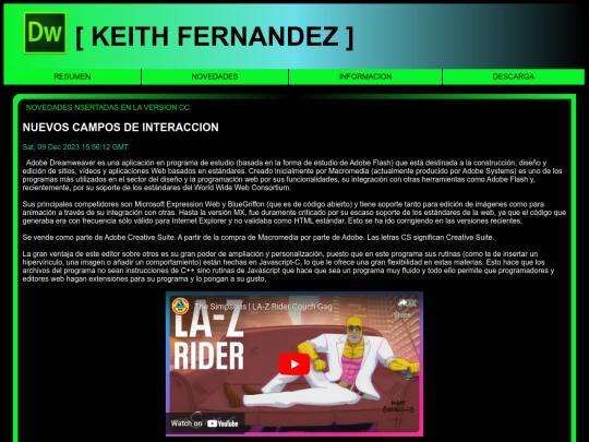 pagina1/keith2 screenshot
