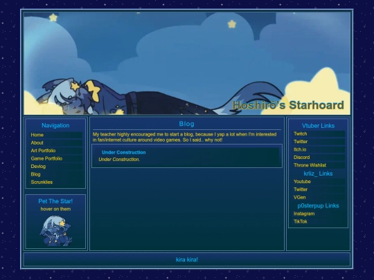 blog screenshot