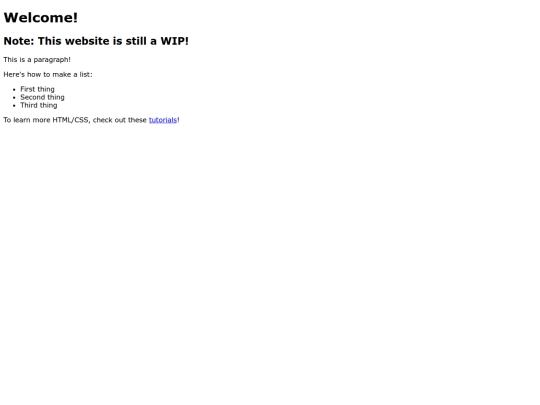 index screenshot