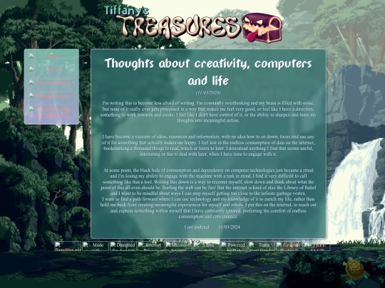 blog screenshot
