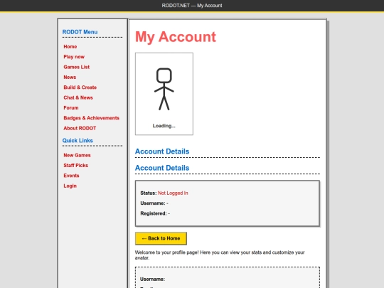 account screenshot