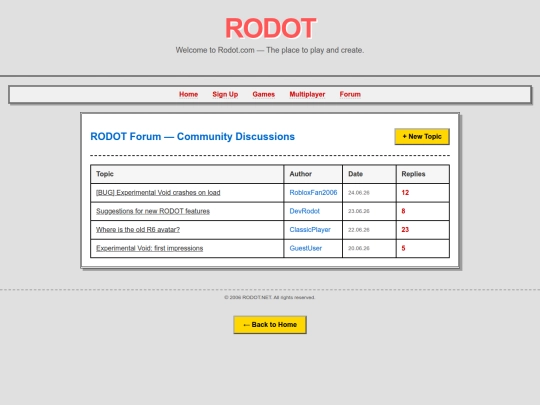 forum screenshot