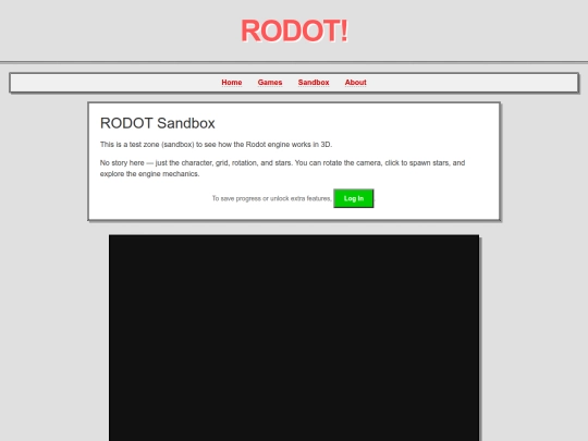 sandbox screenshot