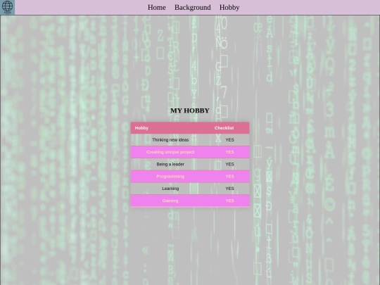 hobby screenshot