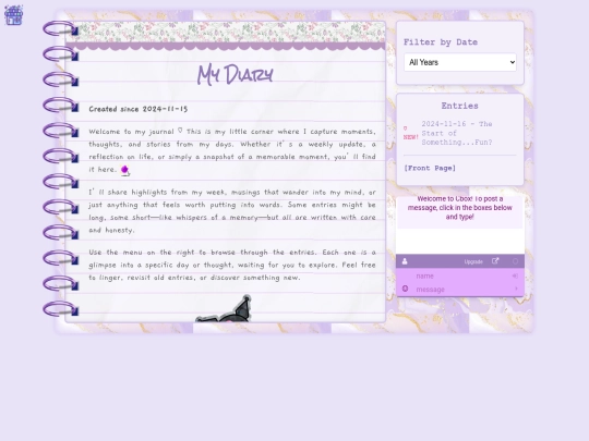 diary/diary screenshot