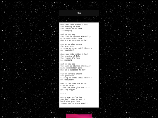 lyrics_red screenshot