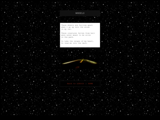lyrics_wheels screenshot