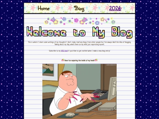 blog screenshot