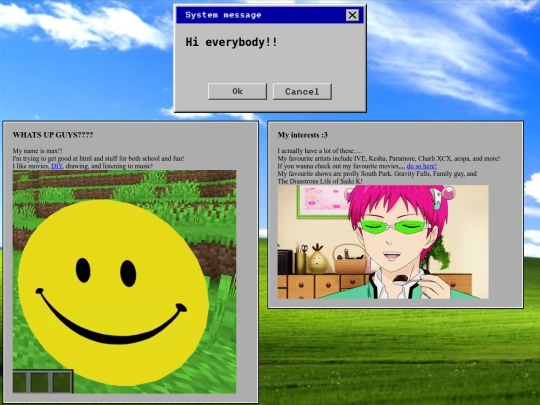 aboutme screenshot
