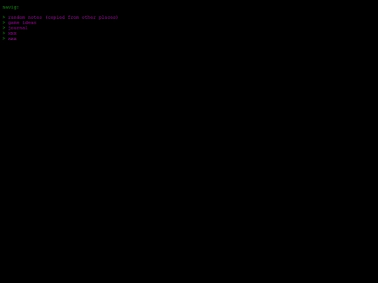 dump/dlist screenshot