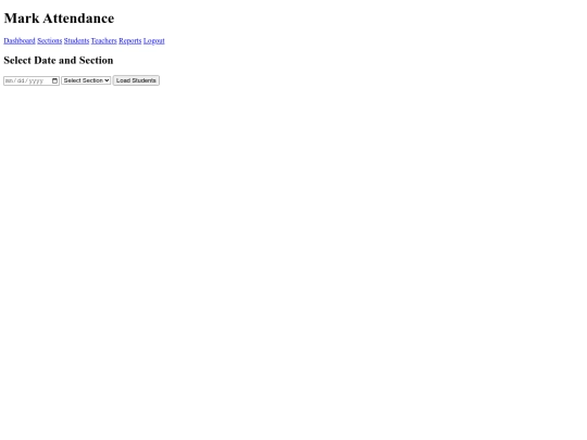 attendance screenshot