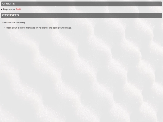 credits screenshot