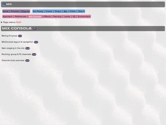 mixing/mix_console screenshot