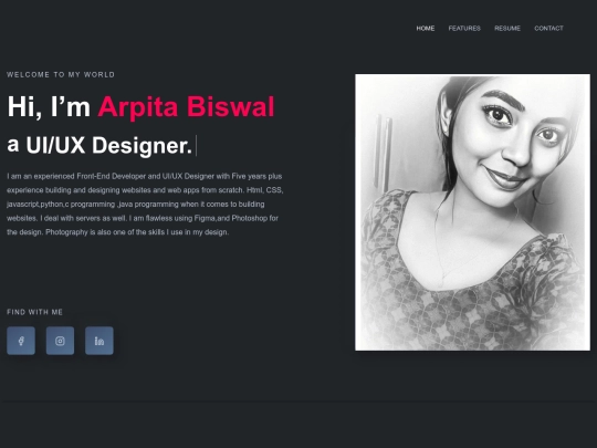 myportfolio-main screenshot