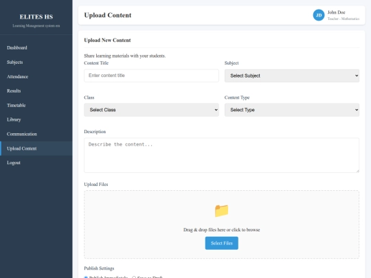 upload-content screenshot