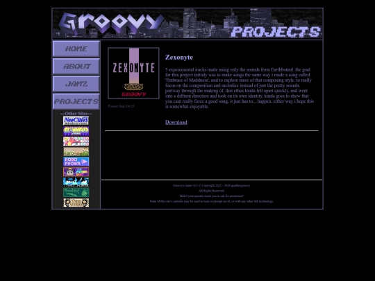 projects screenshot