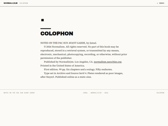 notesonthepacsunavantgarde/colophon screenshot