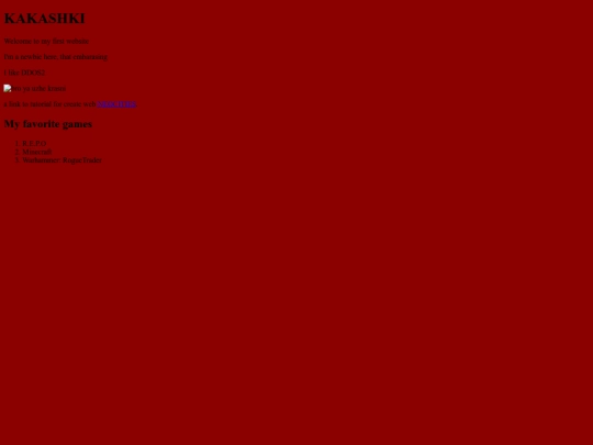 index screenshot