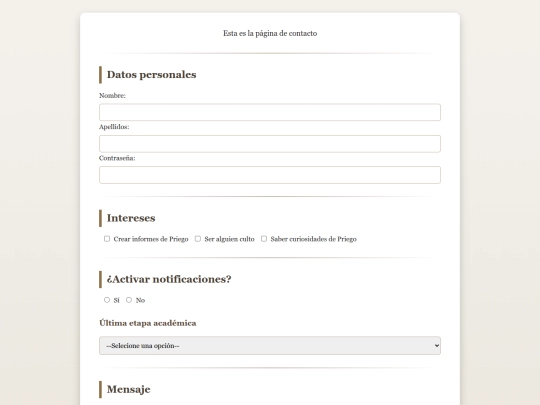contacto screenshot