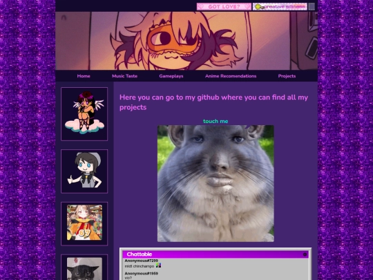 projects screenshot