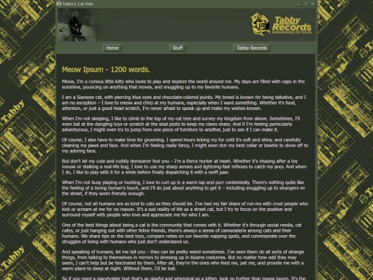 catipsum screenshot