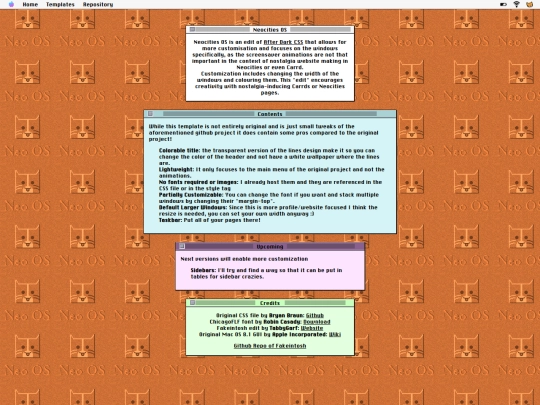 templates/neocitiesos screenshot