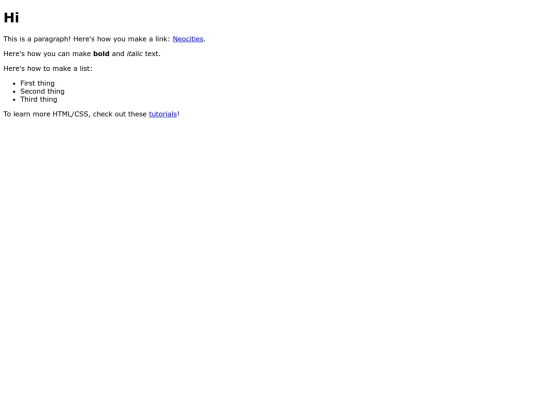 index screenshot