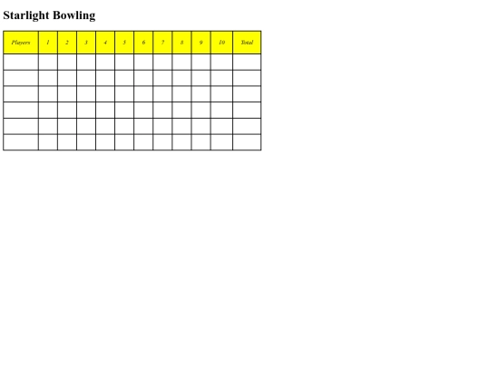 bowling_score screenshot