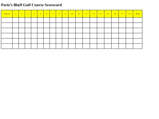 golf_score screenshot