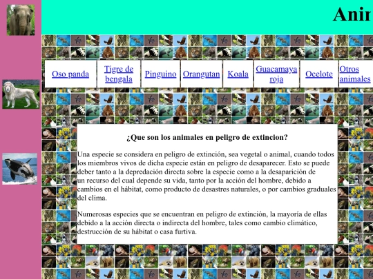 proyecto/extincion screenshot