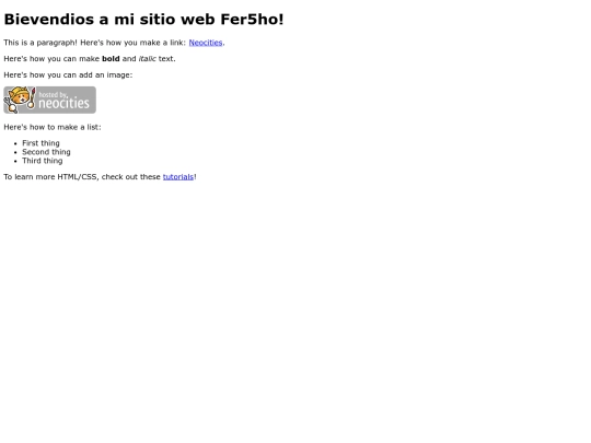 index screenshot